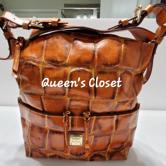 Dooney & Bourke | Vintage Dillen Leather Hobo in Animal Print - Picture 3 of 11